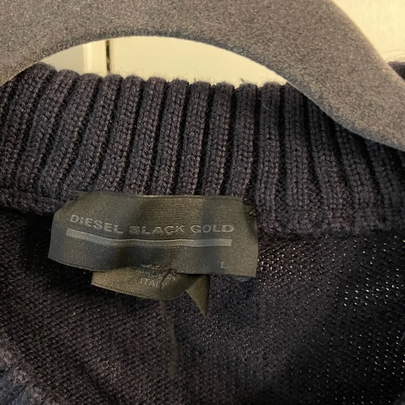 Diesel Black Gold Sweater- Size L - Picture 2 of 4